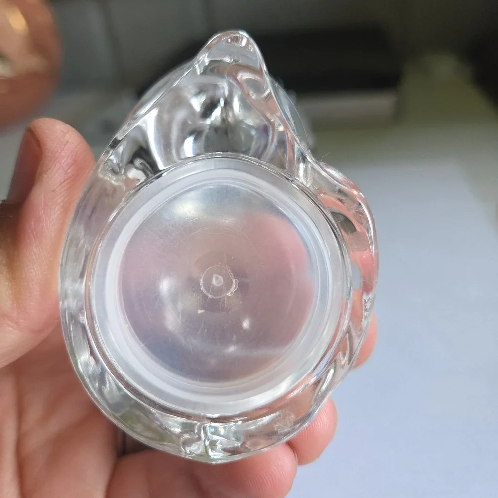 Vintage Lenox Crystal Kitty Cat Salt & Pepper Shakers Kitten Germany 1980s Glass